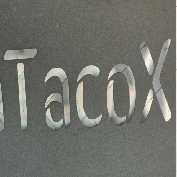 Personalized Metal Sign – Sleek & Edgy Design - Image 3