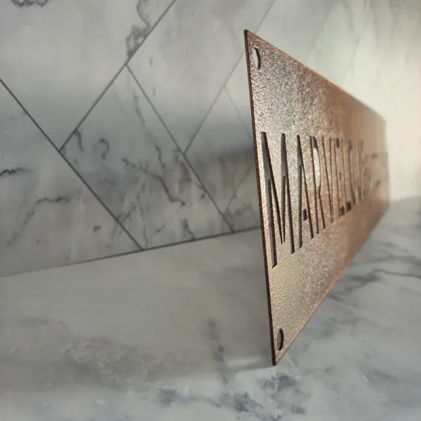 Personalized Metal Sign – Sleek Style - Image 2