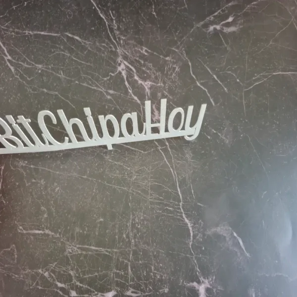 Personalized Metal Sign – Semi Cursive Font - Image 2